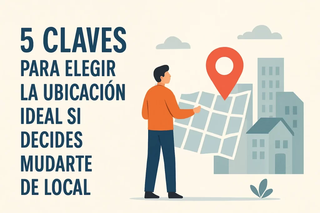 5 claves para elegir la ubicación ideal si decides mudarte de local.
