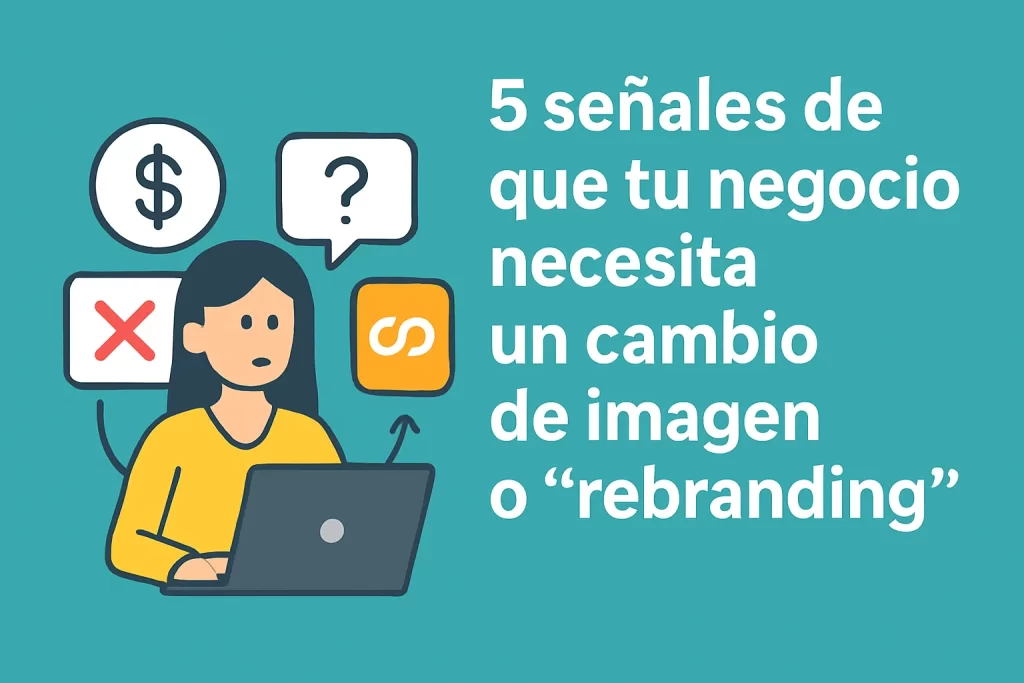 5 señales de que tu negocio necesita un cambio de imagen o "rebranding".