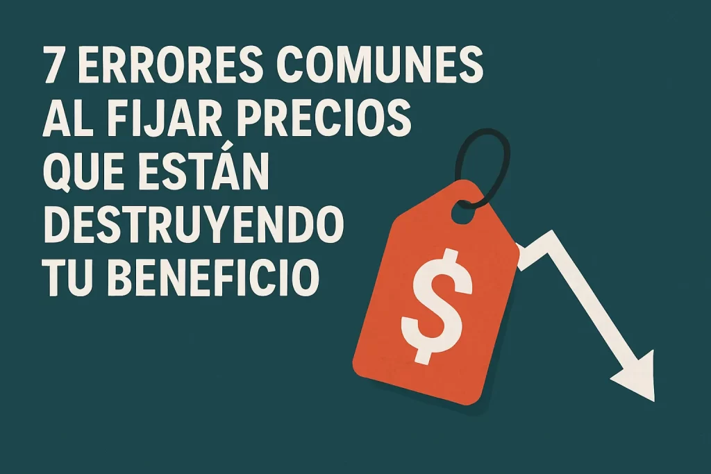 7 errores comunes al fijar precios que están destruyendo tu beneficio.