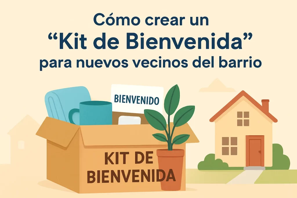Cómo crear un "Kit de Bienvenida" para nuevos vecinos del barrio.