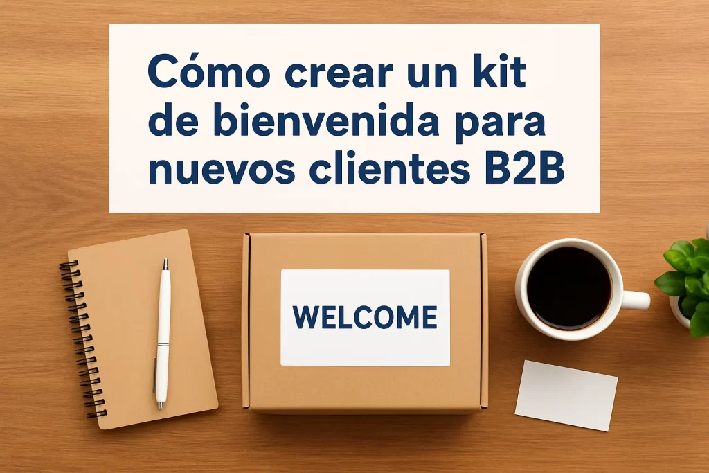 Cómo crear un kit de bienvenida para nuevos clientes B2B.