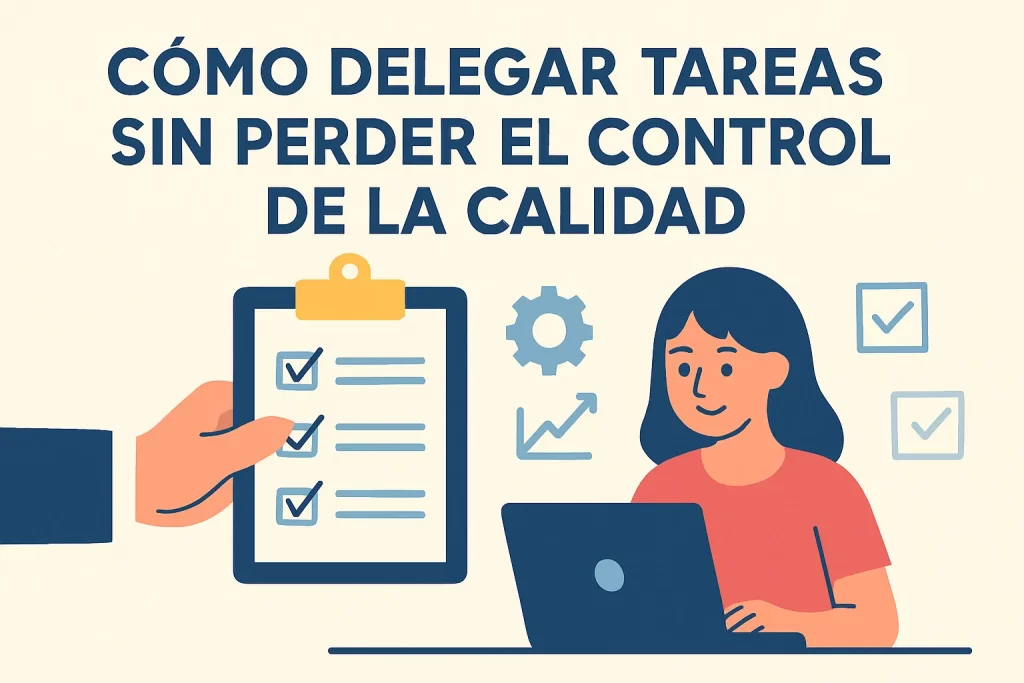 Cómo delegar tareas sin perder el control de la calidad.