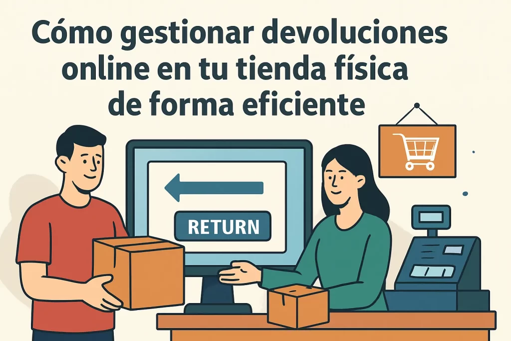 Cómo gestionar devoluciones online en tu tienda física de forma eficiente.