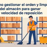 Cómo gestionar el orden y limpieza del almacén para ganar velocidad de reposición.