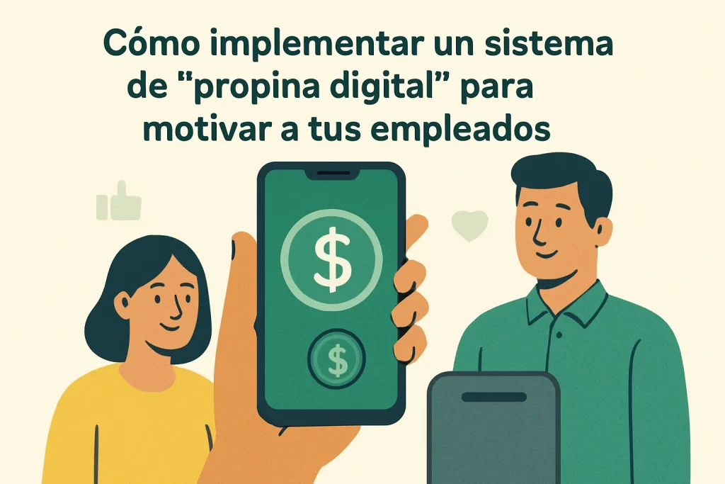 Cómo implementar un sistema de "propina digital" para motivar a tus empleados.