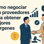 Cómo negociar con proveedores para obtener mejores márgenes.