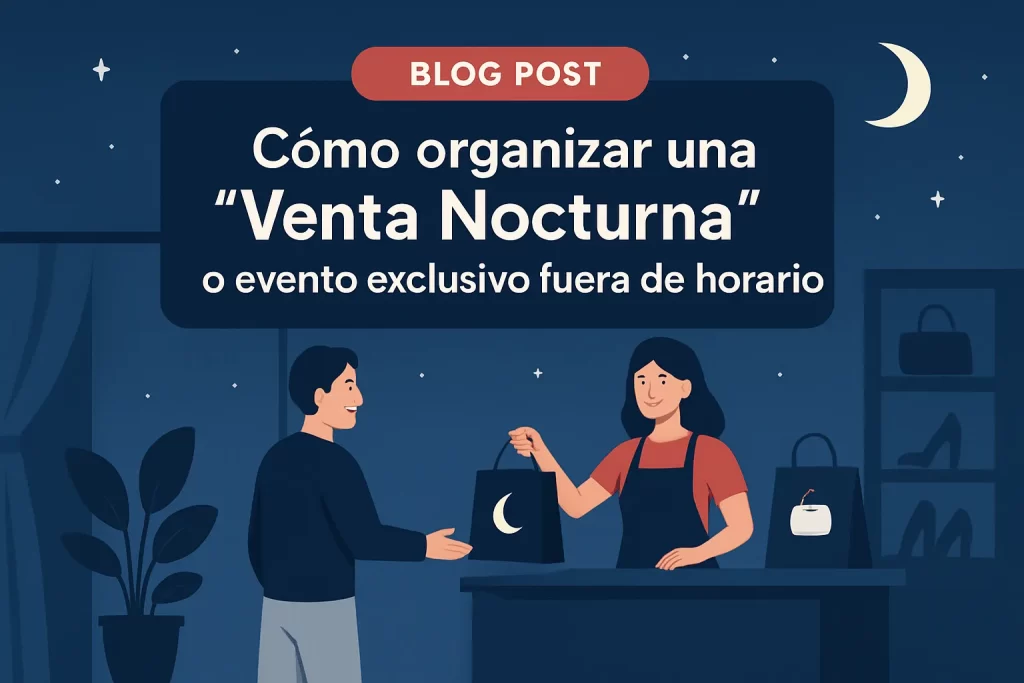 Cómo organizar una "Venta Nocturna" o evento exclusivo fuera de horario.