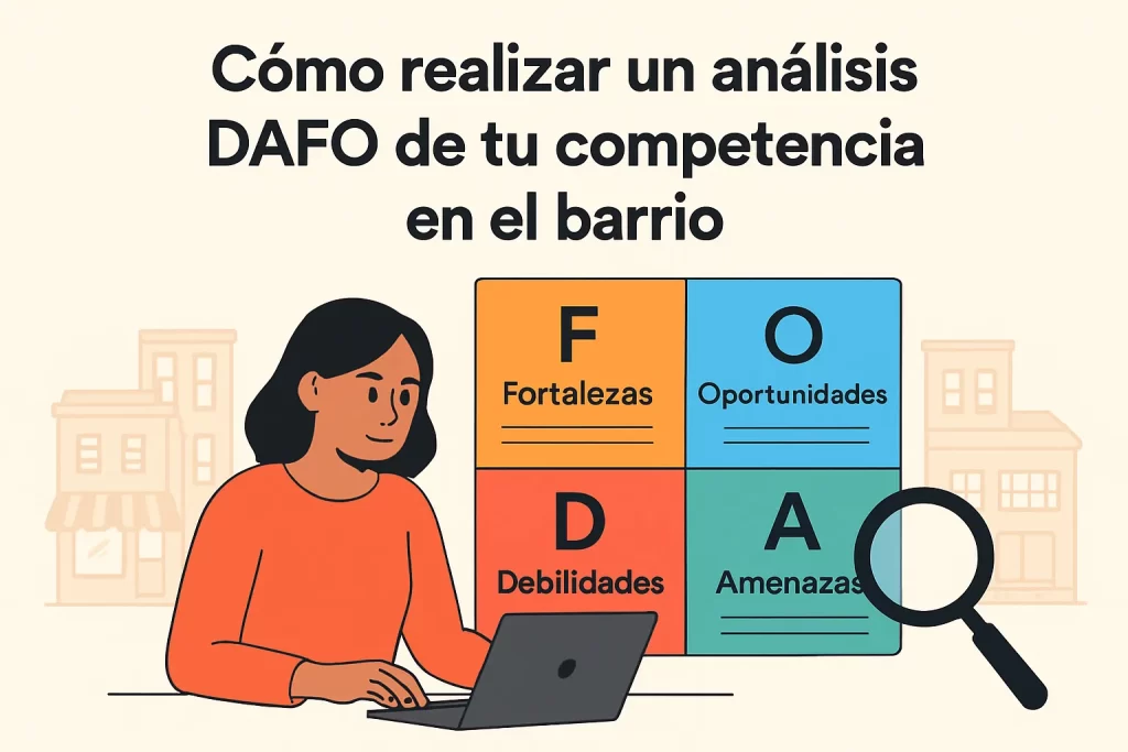Cómo realizar un análisis DAFO de tu competencia en el barrio.