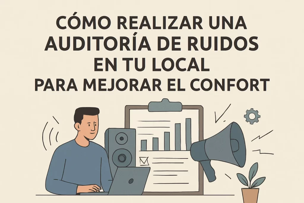 Cómo realizar una auditoría de ruidos en tu local para mejorar el confort.