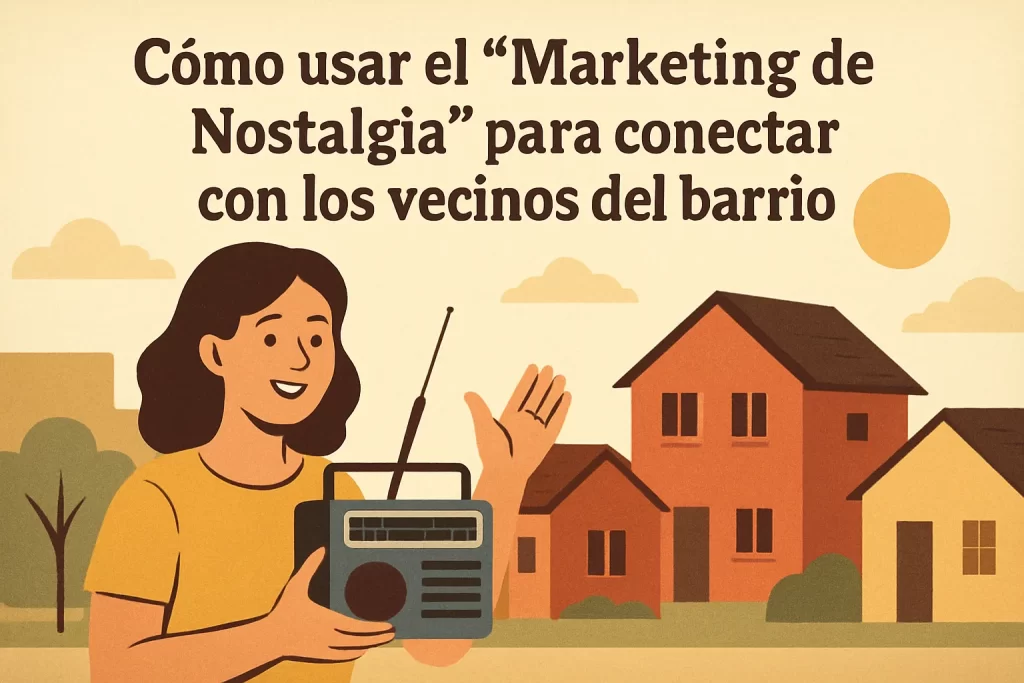Cómo usar el "Marketing de Nostalgia" para conectar con los vecinos del barrio.
