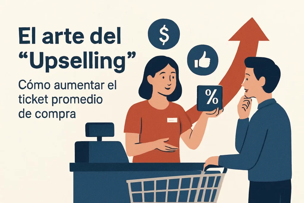 El arte del "Upselling": Cómo aumentar el ticket promedio de compra.