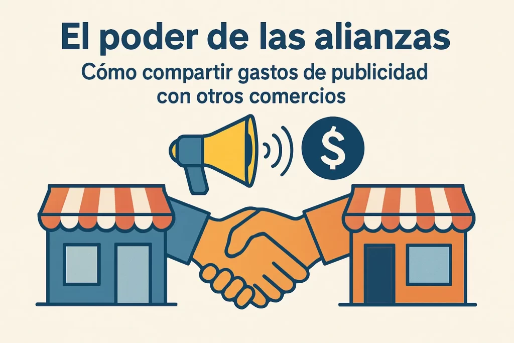 El poder de las alianzas: Cómo compartir gastos de publicidad con otros comercios.