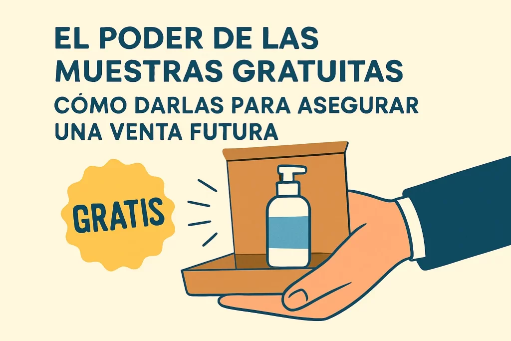 El poder de las muestras gratuitas: Cómo darlas para asegurar una venta futura.