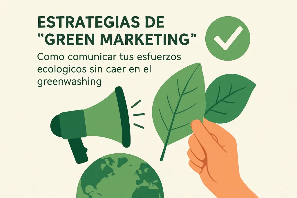 Estrategias de "Green Marketing": Cómo comunicar tus esfuerzos ecológicos sin caer en el greenwashing.
