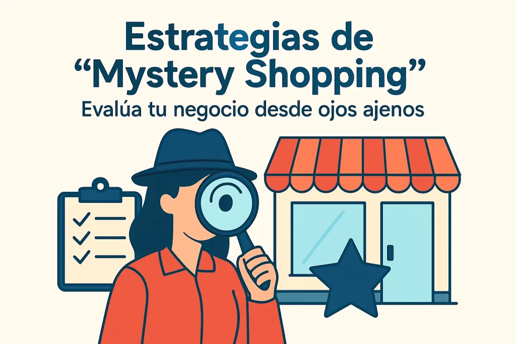Estrategias de "Mystery Shopping": Evalúa tu negocio desde ojos ajenos.