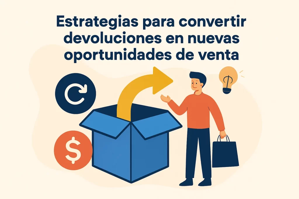 Estrategias para convertir devoluciones en nuevas oportunidades de venta.