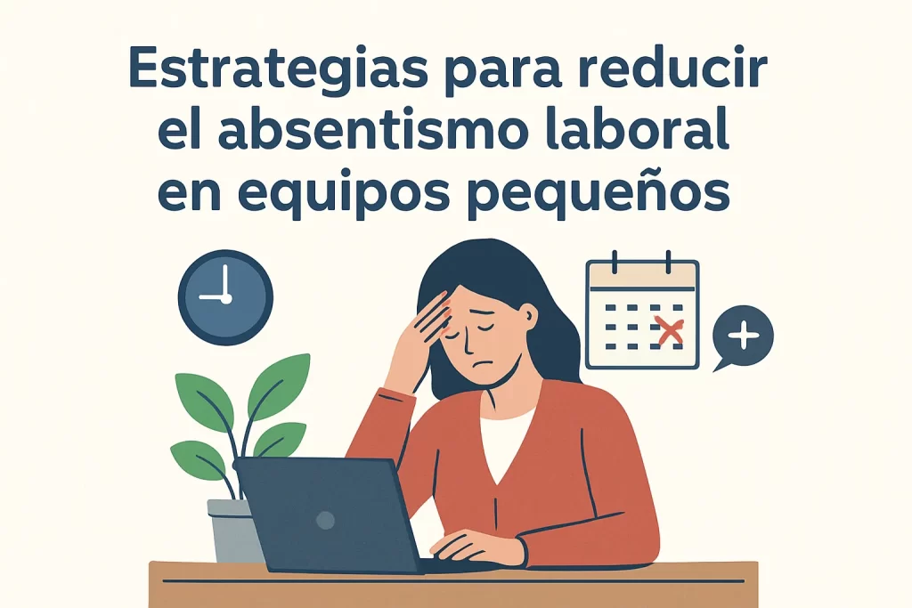 Estrategias para reducir el absentismo laboral en equipos pequeños.