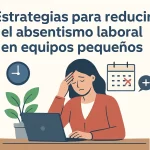 Estrategias para reducir el absentismo laboral en equipos pequeños.