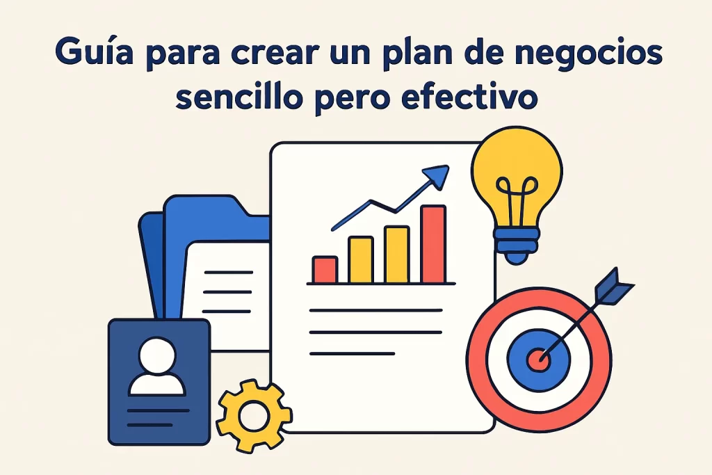 Guía para crear un plan de negocios sencillo pero efectivo.