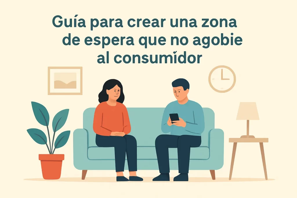 Guía para crear una zona de espera que no agobie al consumidor.