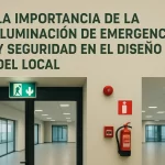 La importancia de la iluminación de emergencia y seguridad en el diseño del local.