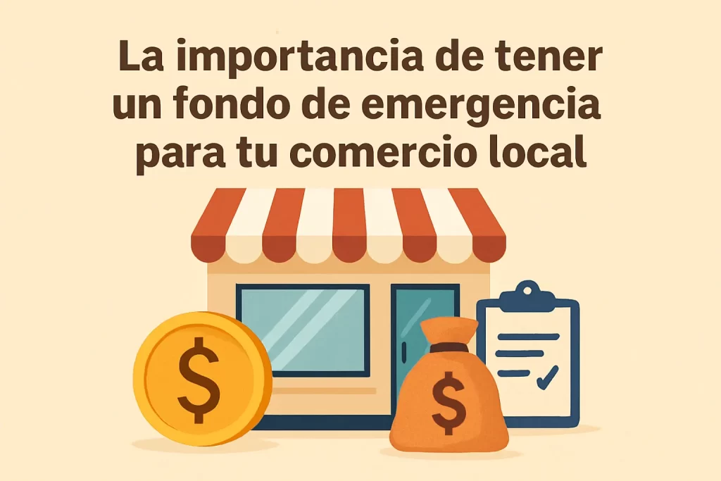 La importancia de tener un fondo de emergencia para tu comercio local.