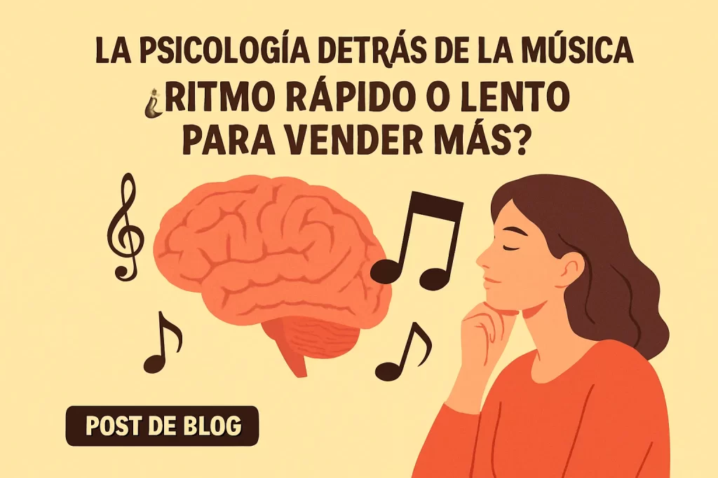 La psicología detrás de la música: ¿Ritmo rápido o lento para vender más?