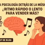La psicología detrás de la música: ¿Ritmo rápido o lento para vender más?
