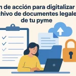 Plan de acción para digitalizar el archivo de documentos legales de tu pyme.