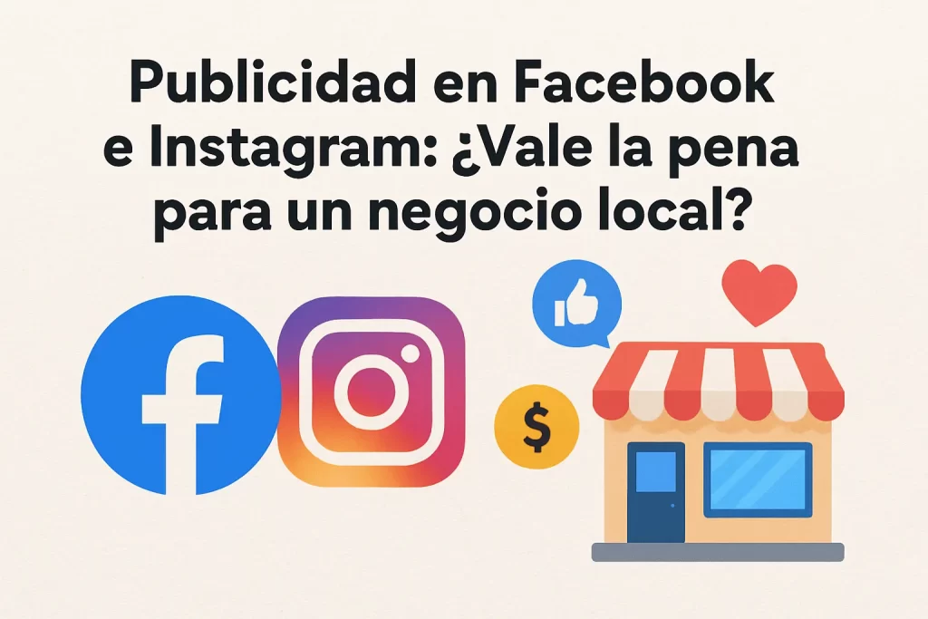 Publicidad en Facebook e Instagram: ¿Vale la pena para un negocio local?