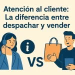 Atención al cliente: La diferencia entre despachar y vender.