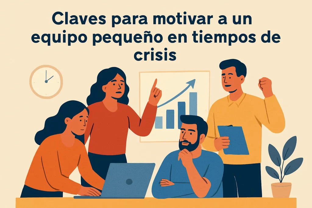 Claves para motivar a un equipo pequeño en tiempos de crisis.