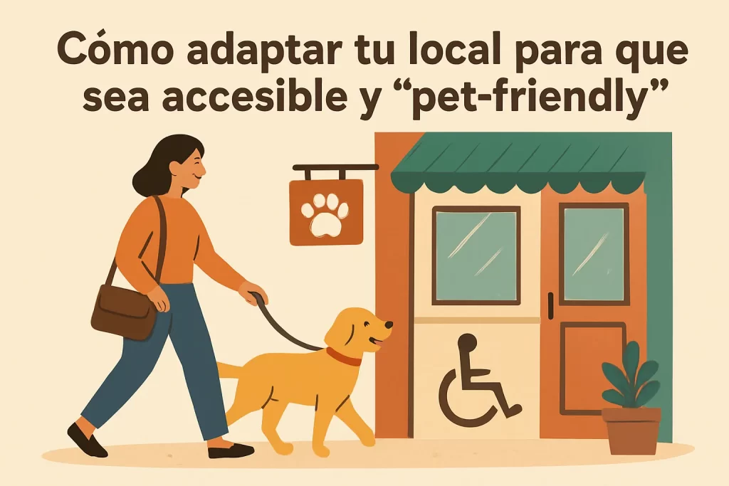 Cómo adaptar tu local para que sea accesible y "pet-friendly".