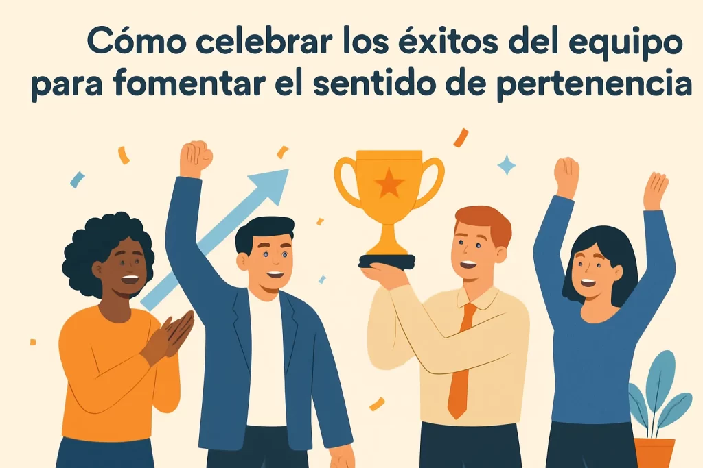 Cómo celebrar los éxitos del equipo para fomentar el sentido de pertenencia.