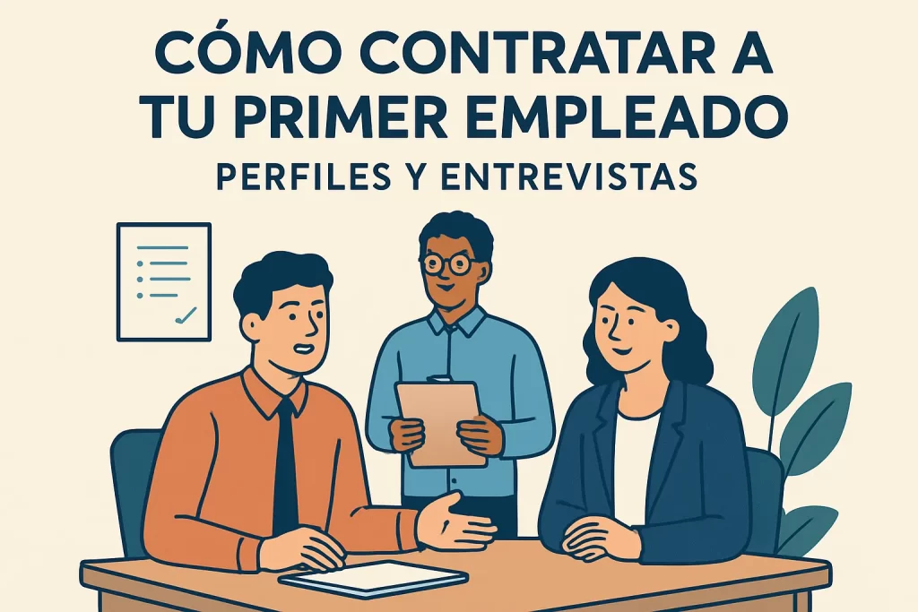 Cómo contratar a tu primer empleado: Perfiles y entrevistas.