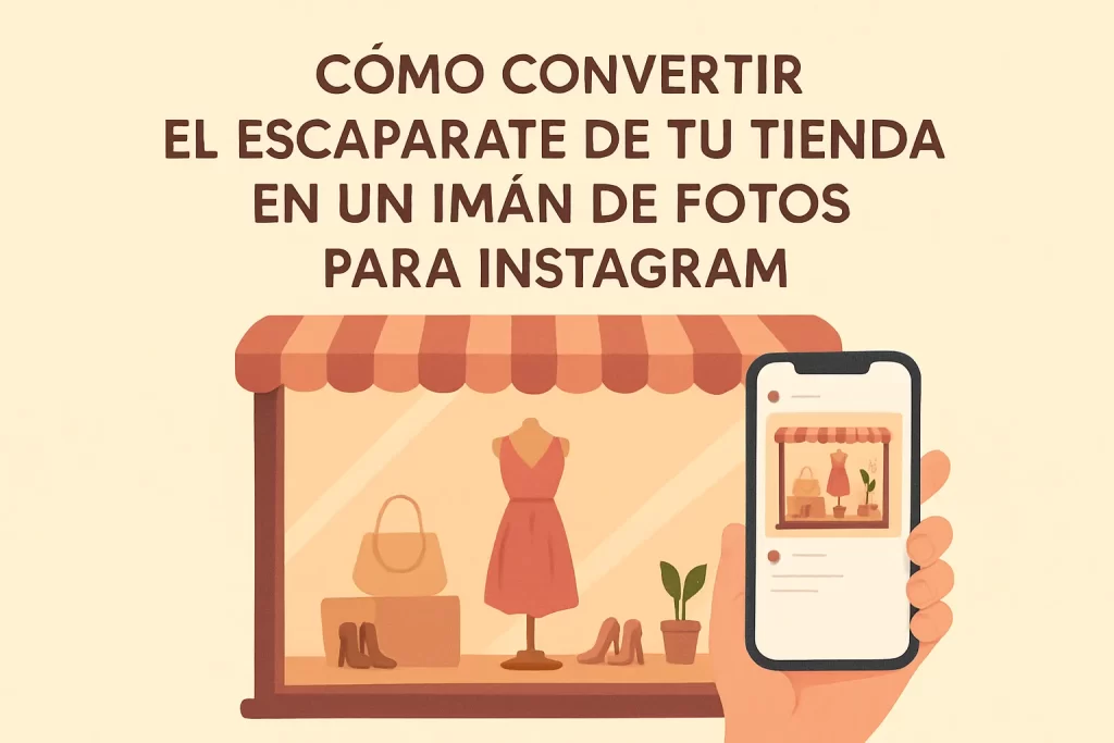 Cómo convertir el escaparate de tu tienda en un imán de fotos para Instagram.