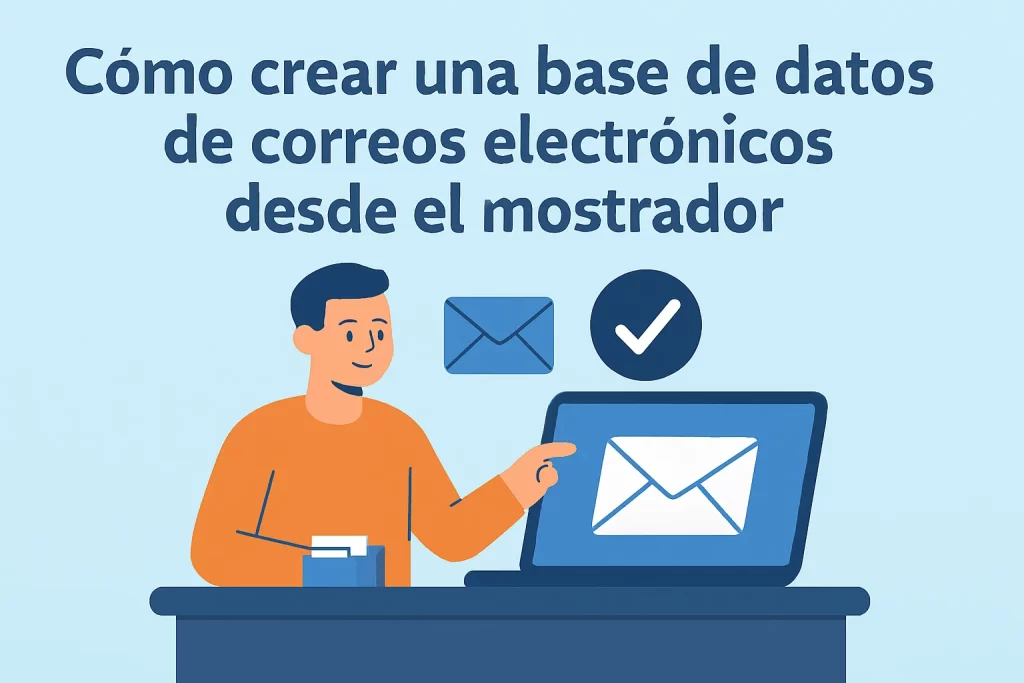 Cómo crear una base de datos de correos electrónicos desde el mostrador.