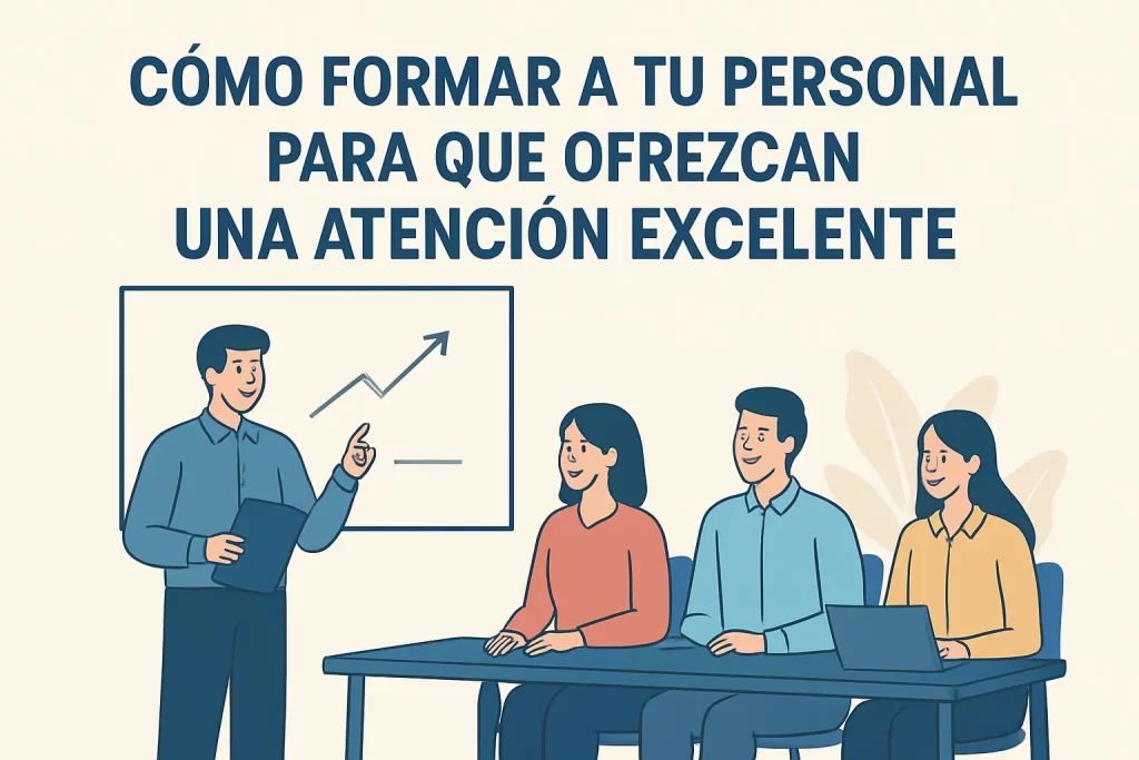 Cómo formar a tu personal para que ofrezcan una atención excelente.