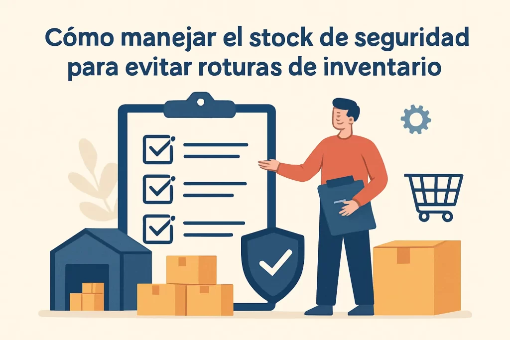 Cómo manejar el stock de seguridad para evitar roturas de inventario.