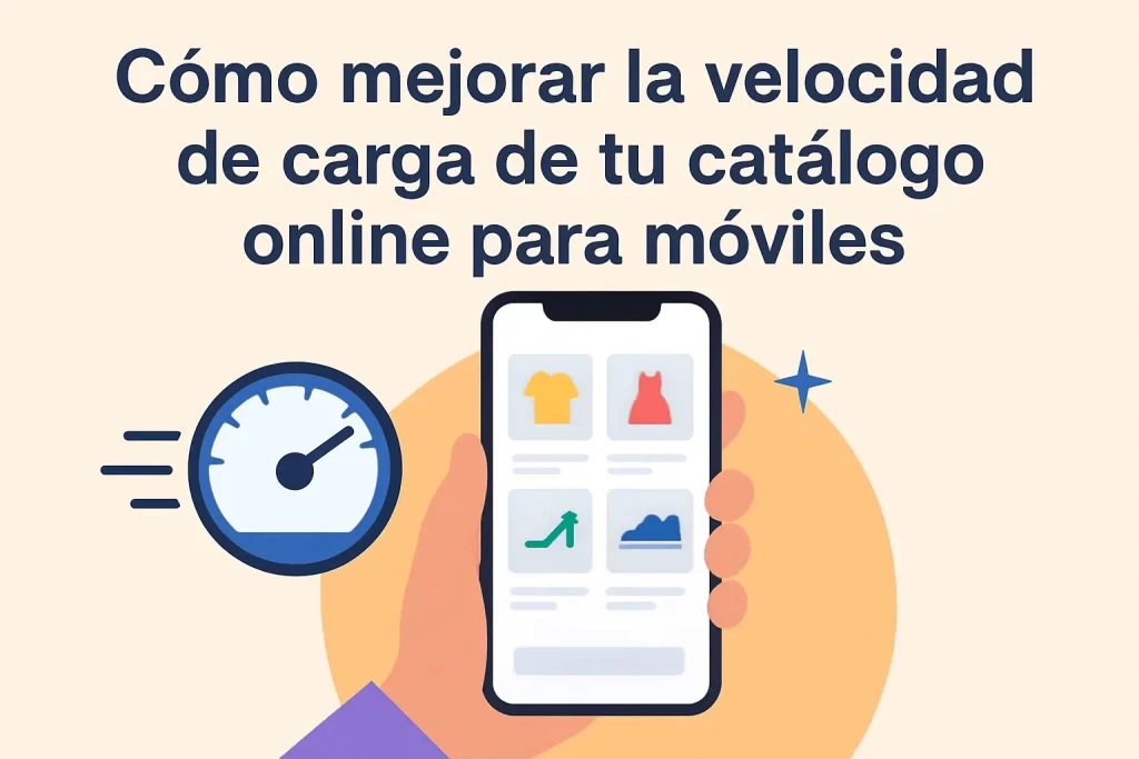 Cómo mejorar la velocidad de carga de tu catálogo online para móviles.