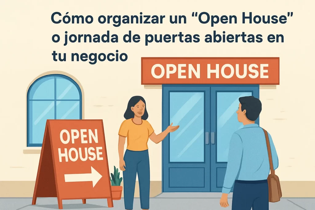 Cómo organizar un "Open House" o jornada de puertas abiertas en tu negocio.