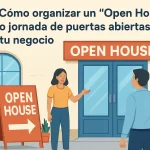 Cómo organizar un "Open House" o jornada de puertas abiertas en tu negocio.