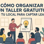 Cómo organizar un taller gratuito en tu local para captar leads.