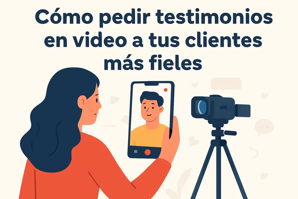 Cómo pedir testimonios en video a tus clientes más fieles.
