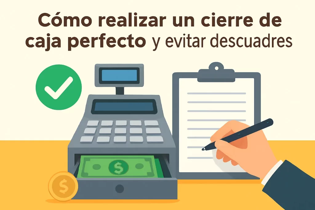 Cómo realizar un cierre de caja perfecto y evitar descuadres.
