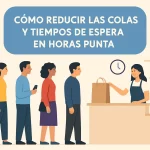 Cómo reducir las colas y tiempos de espera en horas punta.