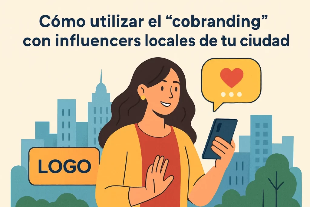 Cómo utilizar el "cobranding" con influencers locales de tu ciudad.