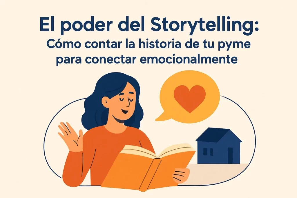 El poder del Storytelling: Cómo contar la historia de tu pyme para conectar emocionalmente.