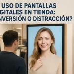 El uso de pantallas digitales en tienda: ¿Inversión o distracción?