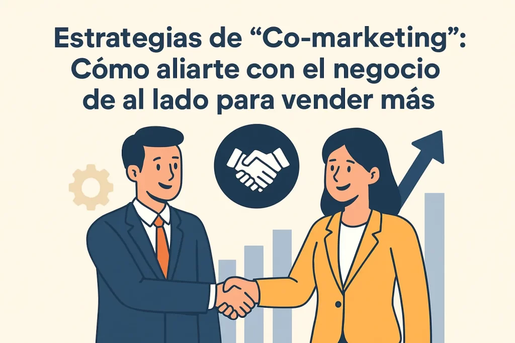Estrategias de "Co-marketing": Cómo aliarte con el negocio de al lado para vender más.